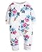 Kidsform Baby Infant Boy Girl Cotton Bodysuit Sleepwear Long Sleeve Footless Romper A 12-18M