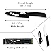 Ceramic Chef Knife, E&Q 6 inch Cutlery Kitchen Knife with Sheath Cover - Sharp Blade, Eco Friendly Black (6 inch, black)
