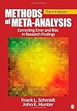 Methods of Meta-Analysis: Correcting Error and Bias in Research Findings