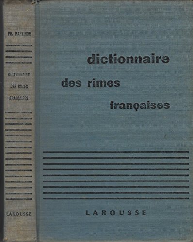 Dictionnaire des rimes françaises by (Hardcover)