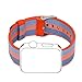 Yichan Woven Nylon Fabric Wrist Strap Replacement Band with Classic Square Stainless Steel Buckle for Apple iWatch Series 1 / 2,Sport & Edition,42mm,Orange