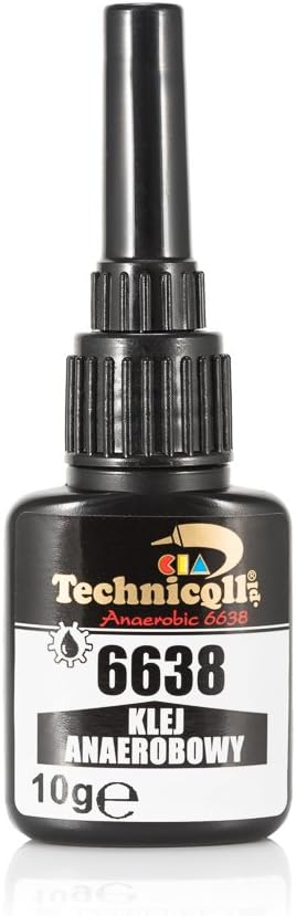 Thread Locker Retainer 10g Green High Resistance and Adherence Anaerobic Adhesive to Glue Secure Assemble Metallic Cylindrical Parts and Threads Permanently Fills Gaps Between 0.2 and 0.5mm