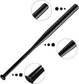 Tuggui Baseball Bat Steel 32 Inch with Carrying Bag Black view 3