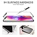 ALCLAP iPhone X Screen Protector (2-Pack), iPhone 10 Tempered Glass 3D Full Coverage Film with PET Soft Edge Frame HD Clear Bubble Free Screen Protector[Lifetime Replacement] for iPhone X / 10 (Black)