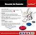 AppleRound Inflated Wobble Cushion with Hand Pump, Air Stability Board (Extra Thick), Core Balance Disc for Adults, Sensory Wiggle Seat for Kids, Flexible Seating for All Age, 13.5in / 34cm Diameter