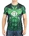 DC Comics Mens Green Lantern Suit Up Sublimated Costume T-Shirt (Small)