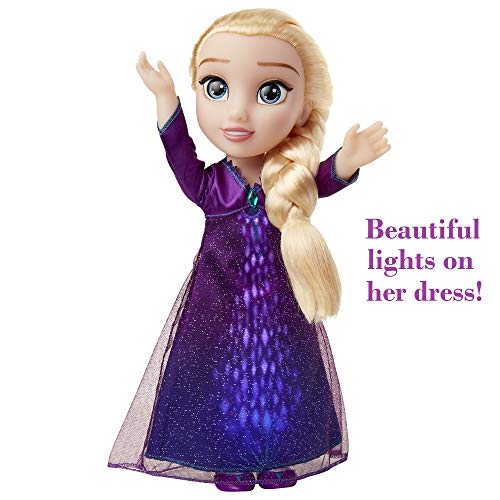 Disney Frozen 2 Elsa Musical Doll Sings Into The Unknown Features 14 Film Phrases Dress