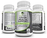 Colon Health Support: Powerful Colon/Bowel Cleansing Formula. Supports Digestive System Processes, Circulatory System Detoxification, Purification & Elimination of Undigested Body Waste. 90 Capsules.