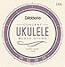 D'Addario Concert Ukulele Strings, Black Nylon, EJ53C, 4-String Set, Pack of 1