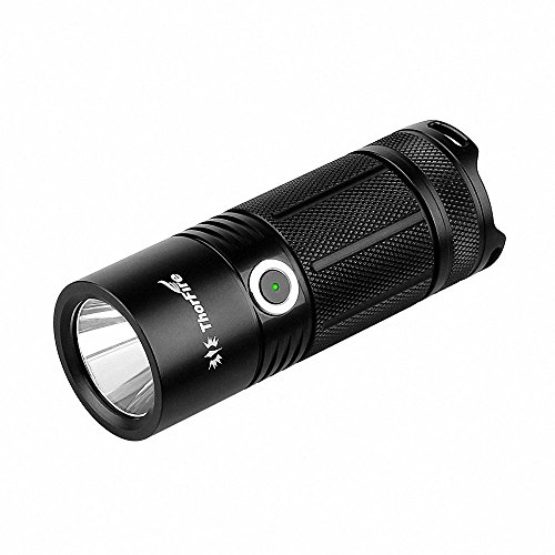 Powerful AA Flashlight, ThorFire TK4A 1100 Lumens Ultra Bright XPL Led Light Side Switch with Power Indicator, Use 4 AA Batteries Not Included