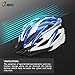 JBM Adult Cycling Bike Helmet Specialized for Men Women Safety Protection CPSC Certified (18 Colors) Black / Red / Blue / Pink / Silver Adjustable Lightweight Helmet with Reflective Stripe and Remova