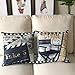 ULOVE LOVE YOURSELF Movie Theater Throw Pillow Covers Vintage Cinema Poster Design Cushion Cover with Old Fashioned Icons Home Decorative Pillowcases 18 X 18 Inch,4 Pack (Vintage Cinema)