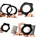 77mm Adapter Ring & Graduated Grey ND Square Filter & Filter Holder for Cokin P Series System + Super Fine JB Microfiber Lens Cleaning Cloth