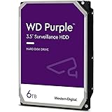 Western Digital 6TB WD Purple Surveillance Internal Hard Drive HDD - SATA 6 Gb/s, 128 MB Cache, 3.5" - WD62PURZ
