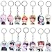Cute BTS Memmber Figure Keyring Acrylic Single Side Kpop Image Keychain 1 Pc