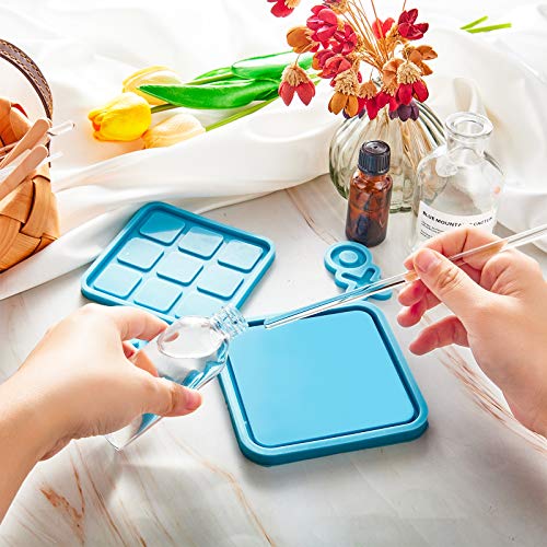 Tic Tac Toe Game Board with XO Silicone Mold Family Board Game Resin