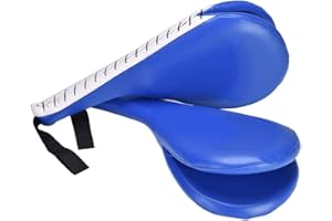 Taekwondo Kick Pads, 1Pair Taekwondo Pad Fighting Target Punching Karate Double Kicking TKD Training Foot Pad Martial Arts (C