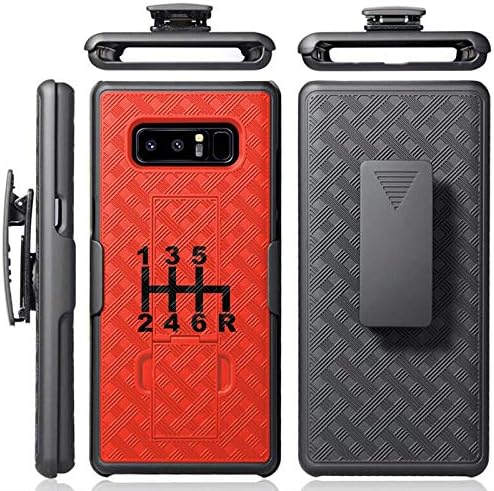[Mobiflare] Samsung Galaxy Note 8 [Black] Elite Armor Case with Holster [Shifter Design Print]