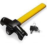 Zone Tech Car Steering Wheel Lock - Premium Quality Strong Durable Heavy Duty Anti-Theft Steering Wheel Lock