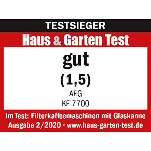 AEG KF 7700 Kaffeemaschine / programmierbarer Timer / LCD-Display / Aroma-Funktion / einfaches Befüllen / Wasserstands… – Bild 8