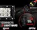 OPT7 12 Gauge 500W Quad 4 Way Wiring Harness w/Switch for LED Light Bars - 21ft Dimmer Strobe Waterproof Relay Splitter