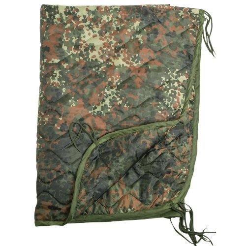 Army Military Camping Travel Poncho Liner Sleeping Bag Blanket Flecktarn Camo by Mil-Tec