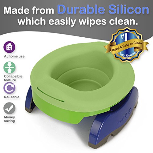 Reusable Collapsible Travel Potty Liner Potette Plus Potty
