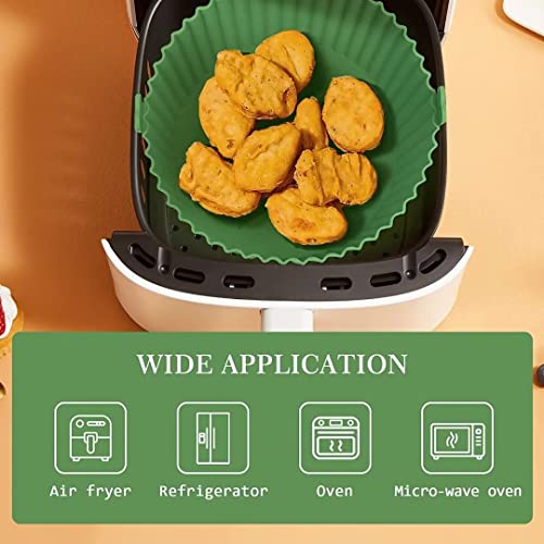 4Pack Air Fryer Silicone Pot Food Safe Air fryers Oven Accessories