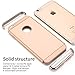 iPhone 6S Plus Case, Ranvoo(TM) Ultra Slim Hard iPhone 6S Plus / 6 Plus (5.5 INCH) Case Chrome Two-Piece Slider Hybrid Impact Anti-Slip Soft Lightweight PC Bumper Cover Shell (Matte Gold)