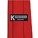 K. Alexander Solid red polyester tie