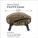 Classic Accessories Hickory Heavy Duty Fire Pit Cover Large/Tan/Round