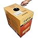1000FT Solid Cat5e Plenum (CMP) Network Cable Easy Pull Box - White