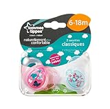 Tommee Tippee Anytime Girl Soothers 6-18m