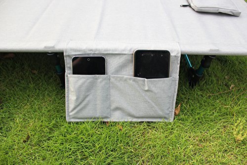 Ultralight Portable Folding Single Camp Bed Travel Cot Tent Bed Aluminium Alloy Metal Frame Outdoor Camping Hiking Fishing Beds with Storage Bag for Adult or Kids