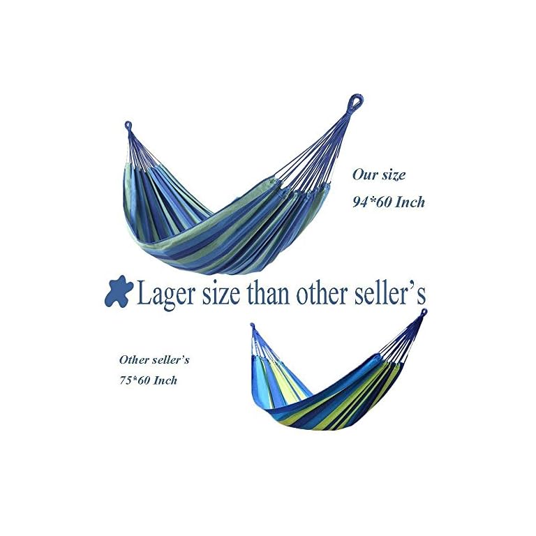 ONCLOUD Extra Long and Wide Double Hammock for Travel Camping Backyard