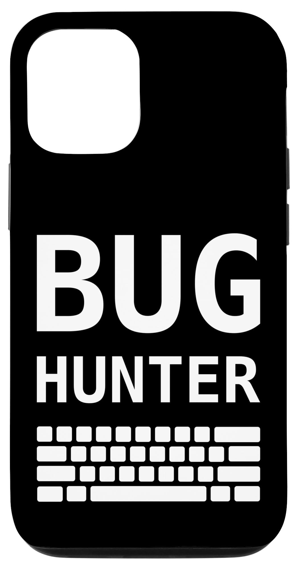 iPhone 14 BUG HUNTER with Keyboard - White Design for Test Engineers Case