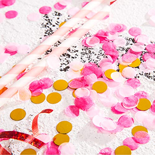 image for MOWO Tissue Paper Confetti Circle Dots for Table Wedding Birthday Part