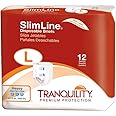 Tranquility Slimline Fitted Briefs Size Large Case 96 (8 Bags of 12)