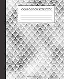 Composition Notebook: Faux Iridescent Mermaid Scales Glam College Ruled Notebook Lined School Journal