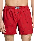 Polo Ralph Lauren Polo Player Woven Boxer, L, Red