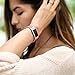 SWEES Metal Bands Compatible Fitbit Charge 2, Stainless Steel Metal Magnetic with Diamond Dressy Design Replacement Wristband Small (5.5