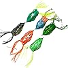 Laimeng6pcs-Frog-Snakeheads-Bait-Fishing-Lures-Bass-Soft-Bait