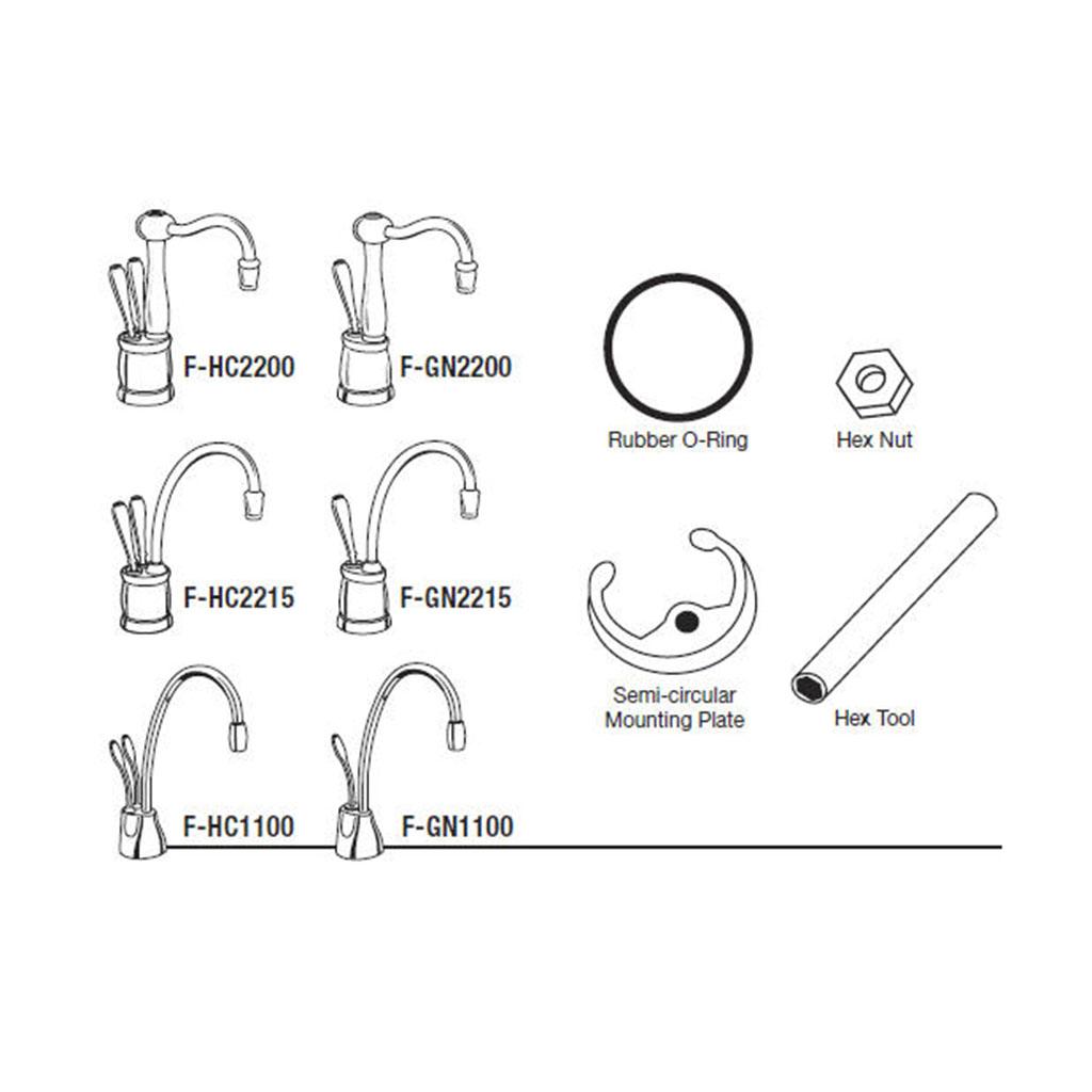 InSinkErator FHC2215PN Indulge Tuscan Hot and Cold Water Dispenser