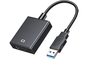 WENTER USB 3.0 to HDMI Adapter Upgraded Aluminum USB to HDMI 3.0 and 2.0 Audio Video Graphics Converter Cable for PC Laptop M