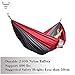 Forbidden Road Camping Hammock 400lbs Capacity Portable Hammock for Outside, Backyard, Travel, Backpacking, Beach