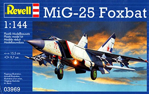 Revell MiG-25 Foxbat Model Kit, 1:144 Scale