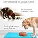 Vivaglory Pet Food Mat Silicone Dog Cat Bowl Mat Non-Stick Food Pad Small 19″ x 12″ Waterproof FDA Grade Pet Feeding Mat, Turquoisethumb 2