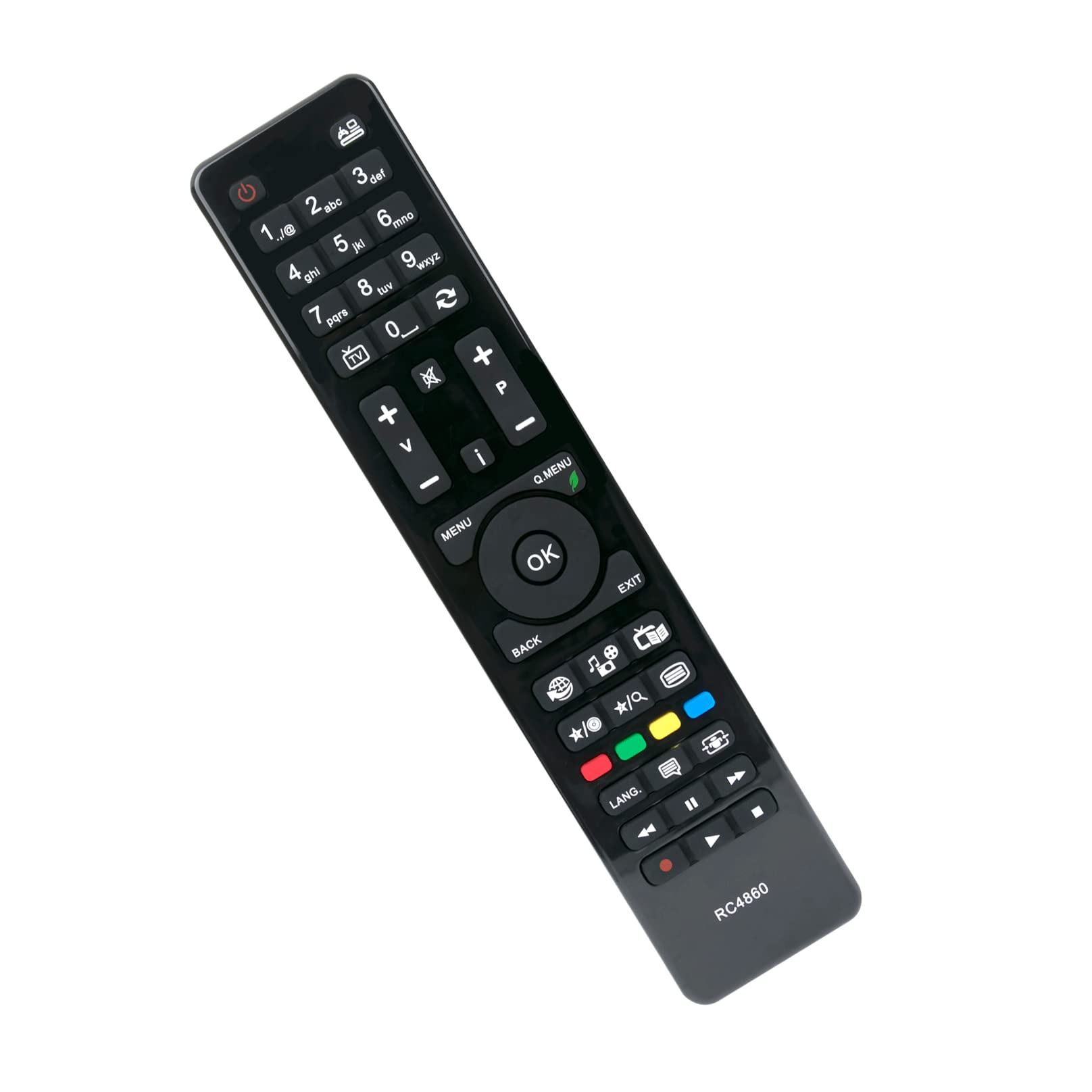 RC4845 RC4860 Replacement Remote Control -VINABTY-Fit for Hitachi TV 24HXJ15U 32HXC01 19HXD05UA 22HXJ06UA 50HXC46 40HXT16UB 19HXD05U 32HXT16UA 40HXC46 40HXT16U 22HXJ06U