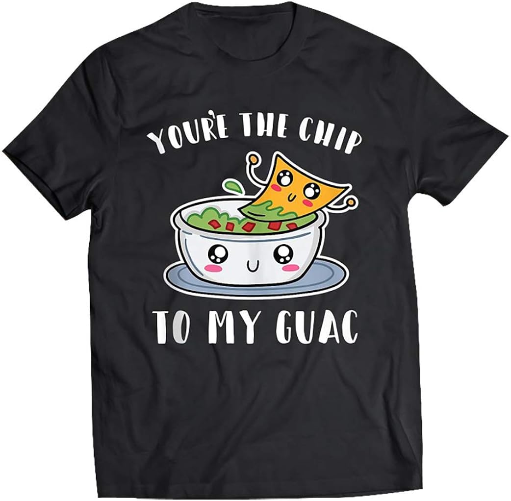Chips and Guac Gift Funny Avocado Guacamole T Shirt for Men, Women Full