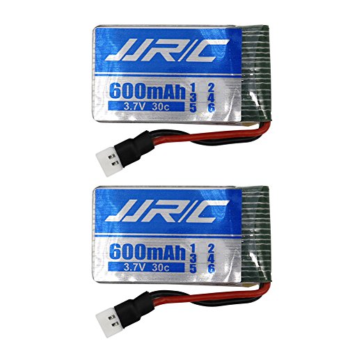Beyondsky JJRC H42 Battery 2PCS 3.7V 600mAh Butterfly-like Aerial Photography 3D LED Rolls Wifi Selfie Quadcopter Drone Battery